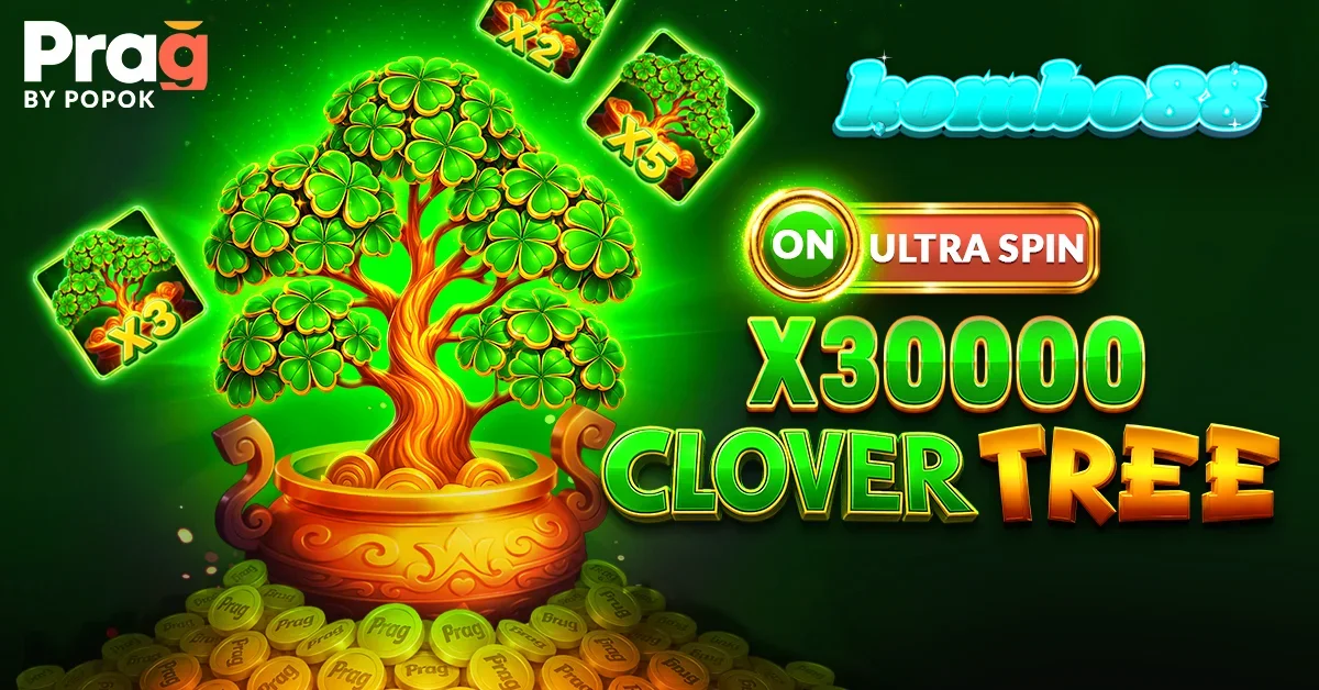 Tampilan visual slot Clover Tree x30000 Prag dengan simbol buah dan nuansa keberuntungan.